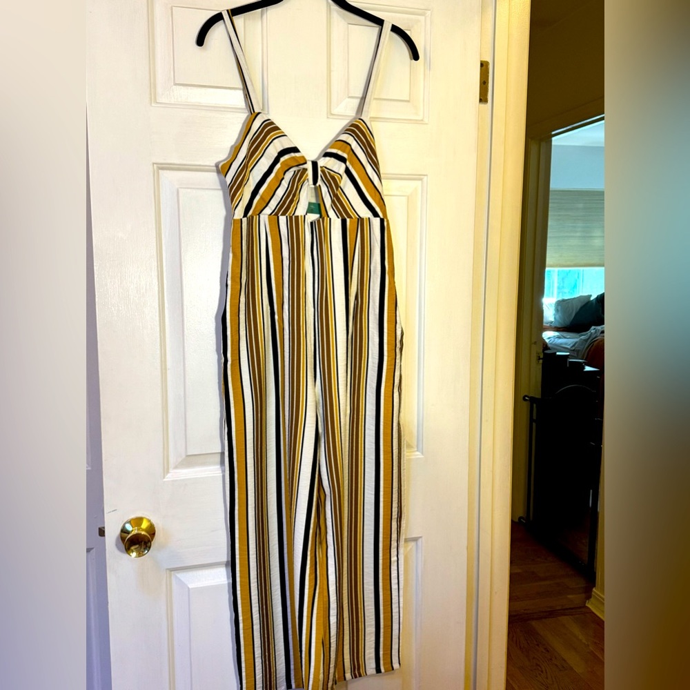 Mahina size small striped jumpsuit!